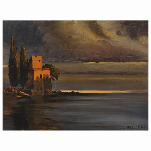 Enrique Serra : Enrique Serra  - Asta ARCADE | DIPINTI DEL XIX E XX SECOLO E OPERE DALLA RACCOLTA DI ANTONIO PAOLUCCI - Associazione Nazionale - Case d'Asta italiane