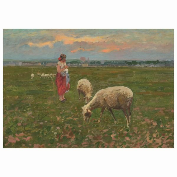 Carlo Passigli : Carlo Passigli  - Asta ARCADE | DIPINTI DEL XIX E XX SECOLO E OPERE DALLA RACCOLTA DI ANTONIO PAOLUCCI - Associazione Nazionale - Case d'Asta italiane