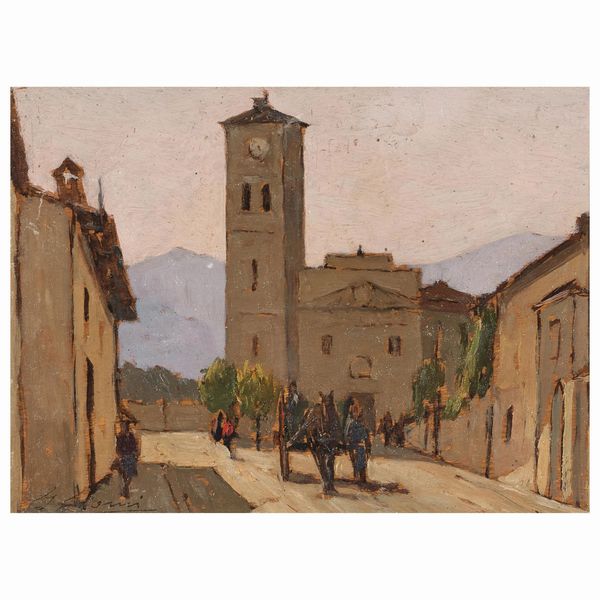 Giovanni Lomi : Giovanni Lomi  - Asta ARCADE | DIPINTI DEL XIX E XX SECOLO E OPERE DALLA RACCOLTA DI ANTONIO PAOLUCCI - Associazione Nazionale - Case d'Asta italiane