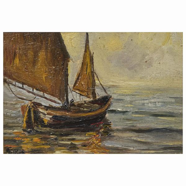 Carlo Follini : Carlo Follini  - Asta ARCADE | DIPINTI DEL XIX E XX SECOLO E OPERE DALLA RACCOLTA DI ANTONIO PAOLUCCI - Associazione Nazionale - Case d'Asta italiane