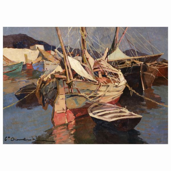 Carlo Domenici : Carlo Domenici  - Asta ARCADE | DIPINTI DEL XIX E XX SECOLO E OPERE DALLA RACCOLTA DI ANTONIO PAOLUCCI - Associazione Nazionale - Case d'Asta italiane