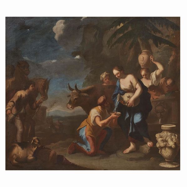 Scuola veneziana, fine sec. XVII  - Asta ARCADE I DIPINTI DAL SECOLO XVI AL XVIII E OPERE DALLA RACCOLTA DI ANTONIO PAOLUCCI - Associazione Nazionale - Case d'Asta italiane