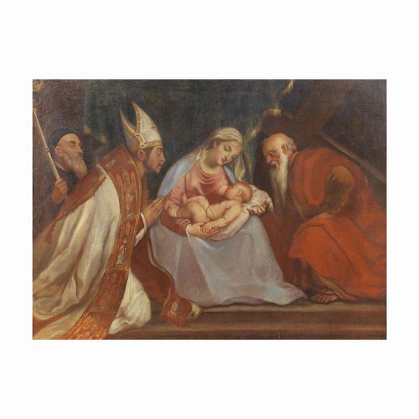 Scuola veneta, secc. XVI-XVII  - Asta ARCADE I DIPINTI DAL SECOLO XVI AL XVIII E OPERE DALLA RACCOLTA DI ANTONIO PAOLUCCI - Associazione Nazionale - Case d'Asta italiane