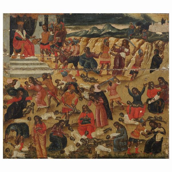 Pittore cretese, sec. XVI  - Asta ARCADE I DIPINTI DAL SECOLO XVI AL XVIII E OPERE DALLA RACCOLTA DI ANTONIO PAOLUCCI - Associazione Nazionale - Case d'Asta italiane