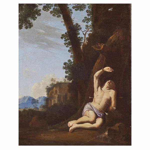 Scuola romana, sec. XVII  - Asta ARCADE I DIPINTI DAL SECOLO XVI AL XVIII E OPERE DALLA RACCOLTA DI ANTONIO PAOLUCCI - Associazione Nazionale - Case d'Asta italiane