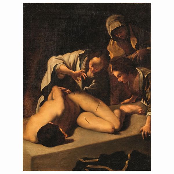 Cerchia di Carlo Bononi, sec. XVII  - Asta ARCADE I DIPINTI DAL SECOLO XVI AL XVIII E OPERE DALLA RACCOLTA DI ANTONIO PAOLUCCI - Associazione Nazionale - Case d'Asta italiane