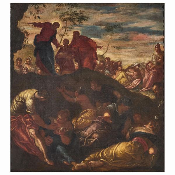 Scuola veneta, sec. XVII  - Asta ARCADE I DIPINTI DAL SECOLO XVI AL XVIII E OPERE DALLA RACCOLTA DI ANTONIO PAOLUCCI - Associazione Nazionale - Case d'Asta italiane