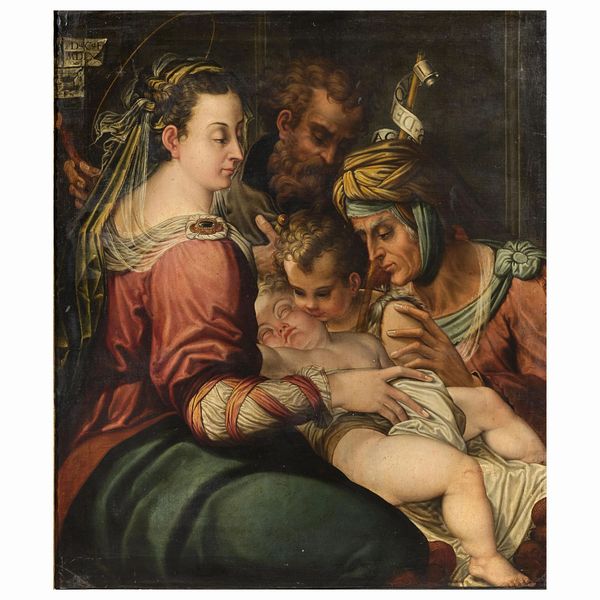 Scuola bolognese, sec. XVI  - Asta ARCADE I DIPINTI DAL SECOLO XVI AL XVIII E OPERE DALLA RACCOLTA DI ANTONIO PAOLUCCI - Associazione Nazionale - Case d'Asta italiane