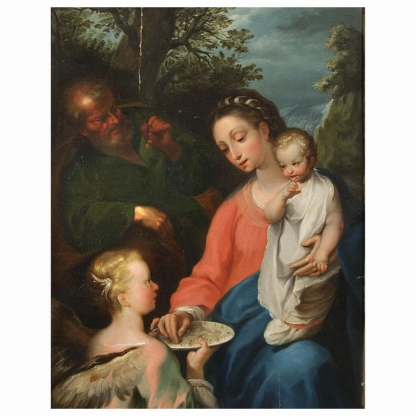 Attribuito a Francesco Vanni  - Asta ARCADE I DIPINTI DAL SECOLO XVI AL XVIII E OPERE DALLA RACCOLTA DI ANTONIO PAOLUCCI - Associazione Nazionale - Case d'Asta italiane