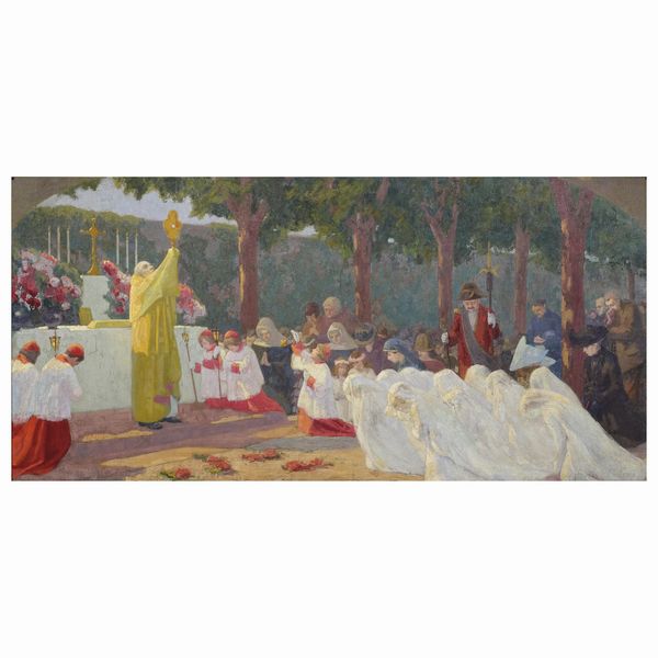 Seguace di Maurice Denis  - Asta ARCADE I DIPINTI DAL SECOLO XVI AL XVIII E OPERE DALLA RACCOLTA DI ANTONIO PAOLUCCI - Associazione Nazionale - Case d'Asta italiane
