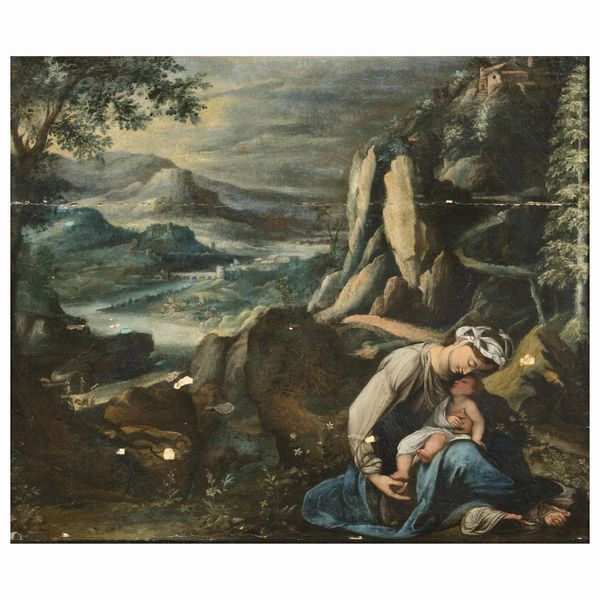 Andrea Fabrizi, detto Fabrizio Parmigiano  - Asta ARCADE I DIPINTI DAL SECOLO XVI AL XVIII E OPERE DALLA RACCOLTA DI ANTONIO PAOLUCCI - Associazione Nazionale - Case d'Asta italiane