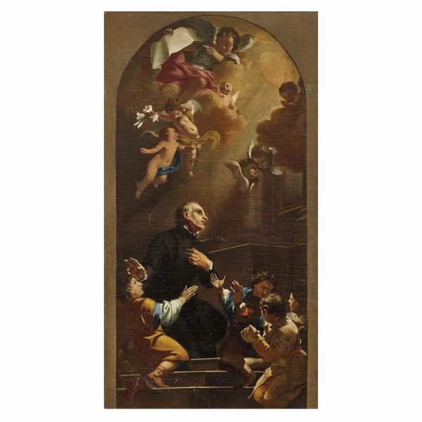 Scuola romana, sec. XVIII  - Asta ARCADE I DIPINTI DAL SECOLO XVI AL XVIII E OPERE DALLA RACCOLTA DI ANTONIO PAOLUCCI - Associazione Nazionale - Case d'Asta italiane