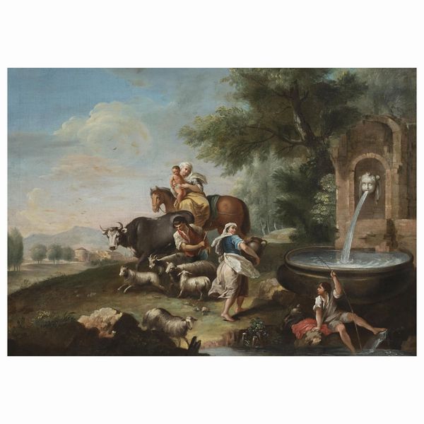 Attribuito a Francesco Zuccarelli  - Asta ARCADE I DIPINTI DAL SECOLO XVI AL XVIII E OPERE DALLA RACCOLTA DI ANTONIO PAOLUCCI - Associazione Nazionale - Case d'Asta italiane