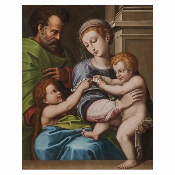 Scuola romana, sec. XVI  - Asta ARCADE I DIPINTI DAL SECOLO XVI AL XVIII E OPERE DALLA RACCOLTA DI ANTONIO PAOLUCCI - Associazione Nazionale - Case d'Asta italiane