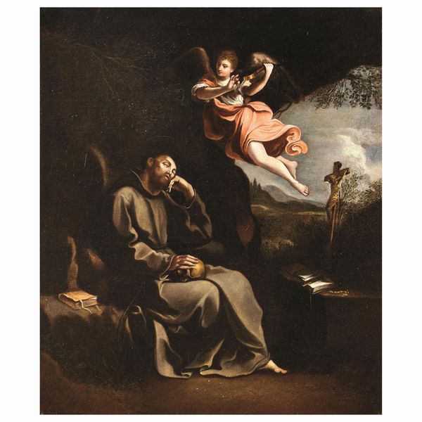 Scuola emiliana, sec. XVIII  - Asta ARCADE I DIPINTI DAL SECOLO XVI AL XVIII E OPERE DALLA RACCOLTA DI ANTONIO PAOLUCCI - Associazione Nazionale - Case d'Asta italiane