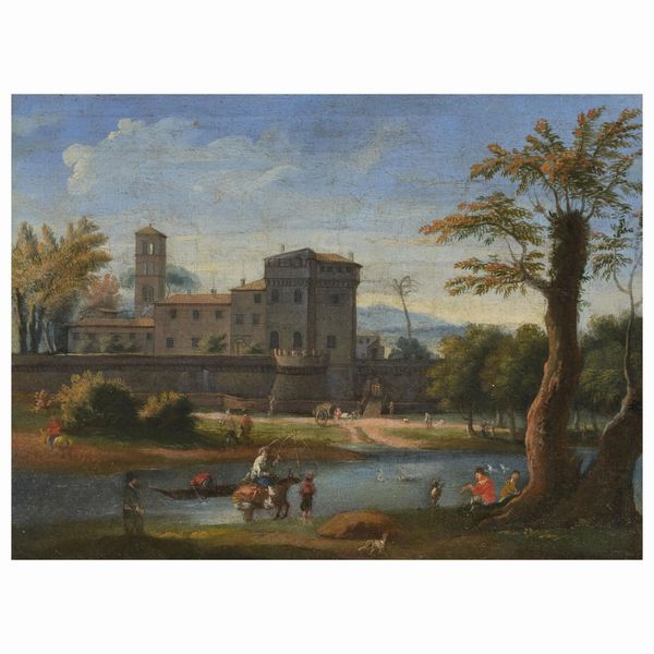 Scuola romana, sec. XVIII  - Asta ARCADE I DIPINTI DAL SECOLO XVI AL XVIII E OPERE DALLA RACCOLTA DI ANTONIO PAOLUCCI - Associazione Nazionale - Case d'Asta italiane