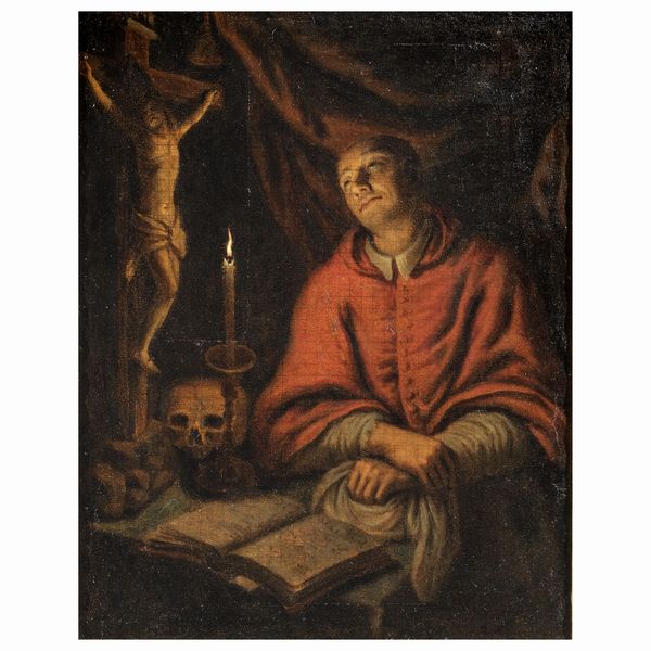 Scuola lombarda, sec. XVII  - Asta ARCADE I DIPINTI DAL SECOLO XVI AL XVIII E OPERE DALLA RACCOLTA DI ANTONIO PAOLUCCI - Associazione Nazionale - Case d'Asta italiane