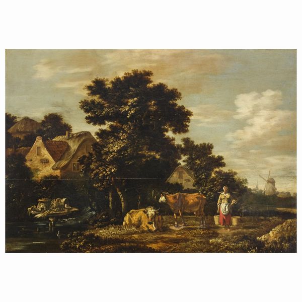 Artista fiammingo, sec. XVII  - Asta ARCADE I DIPINTI DAL SECOLO XVI AL XVIII E OPERE DALLA RACCOLTA DI ANTONIO PAOLUCCI - Associazione Nazionale - Case d'Asta italiane