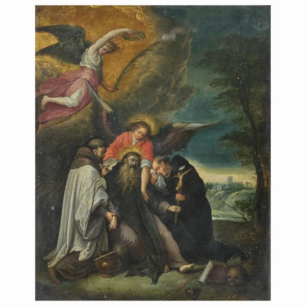 Bottega di Frans Francken II, sec. XVII  - Asta ARCADE I DIPINTI DAL SECOLO XVI AL XVIII E OPERE DALLA RACCOLTA DI ANTONIO PAOLUCCI - Associazione Nazionale - Case d'Asta italiane