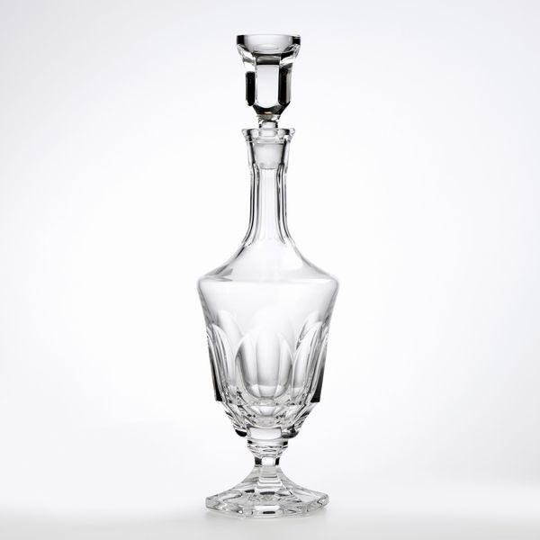 Svres bottiglia ovoidale in cristallo trasparente  - Asta L'Arte della Tavola - Associazione Nazionale - Case d'Asta italiane