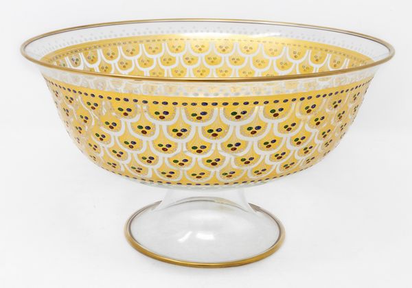 Coppa in vetro soffiato trasparente  - Asta L'Arte della Tavola - Associazione Nazionale - Case d'Asta italiane