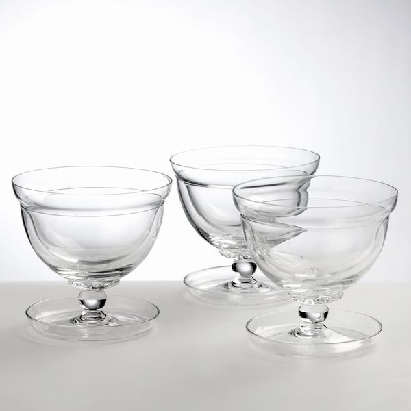 Ventitre coppe in cristallo trasparente  - Asta L'Arte della Tavola - Associazione Nazionale - Case d'Asta italiane