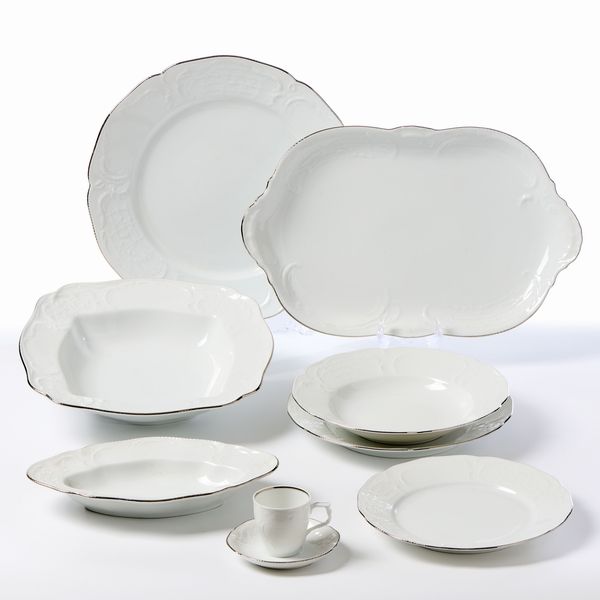 Rosenthal servizio da tavola in porcellana bianca  - Asta L'Arte della Tavola - Associazione Nazionale - Case d'Asta italiane