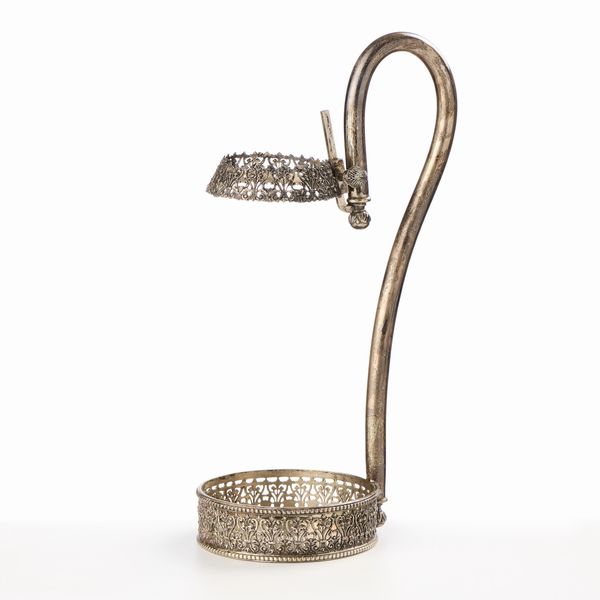 Portabottiglie rotondo in argento  - Asta L'Arte della Tavola - Associazione Nazionale - Case d'Asta italiane