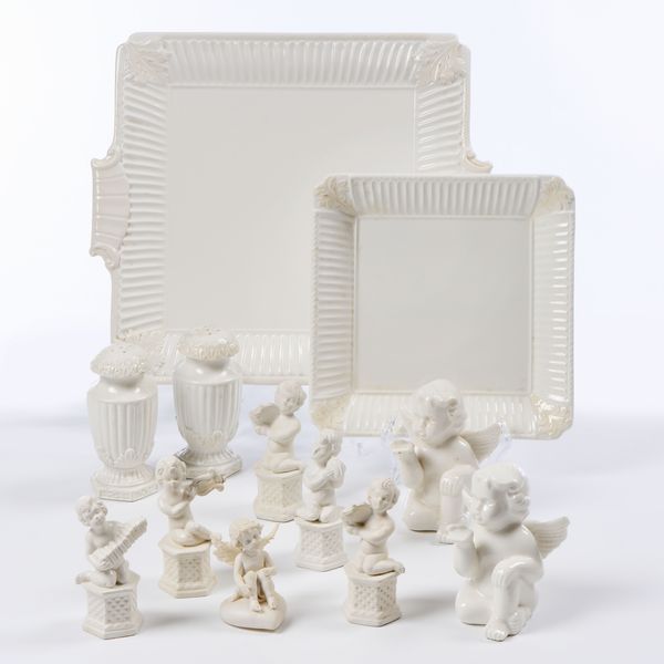 Servizio da tavola in ceramica bianca  - Asta L'Arte della Tavola - Associazione Nazionale - Case d'Asta italiane