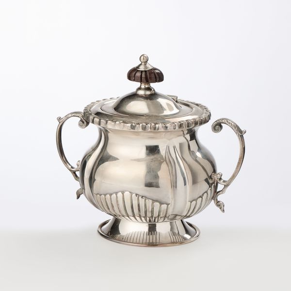 Zuccheriera ovoidale in argento sterling  - Asta L'Arte della Tavola - Associazione Nazionale - Case d'Asta italiane