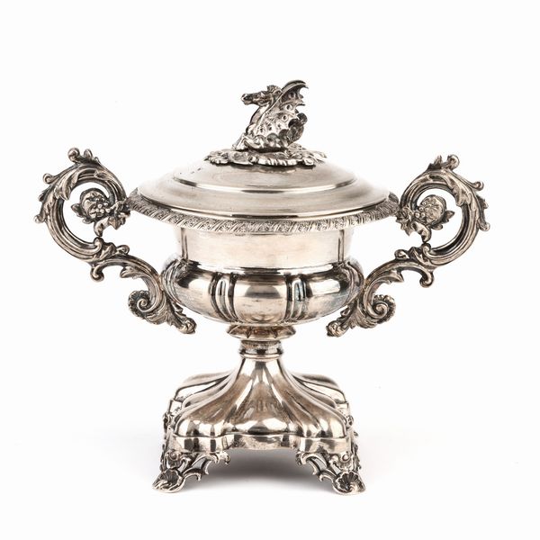 Zuccheriera in argento  - Asta L'Arte della Tavola - Associazione Nazionale - Case d'Asta italiane