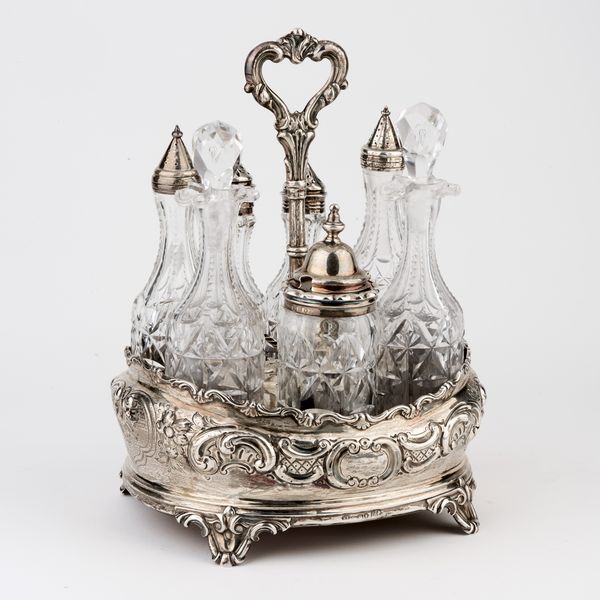 Oliera ovoidale in argento e legno  - Asta L'Arte della Tavola - Associazione Nazionale - Case d'Asta italiane