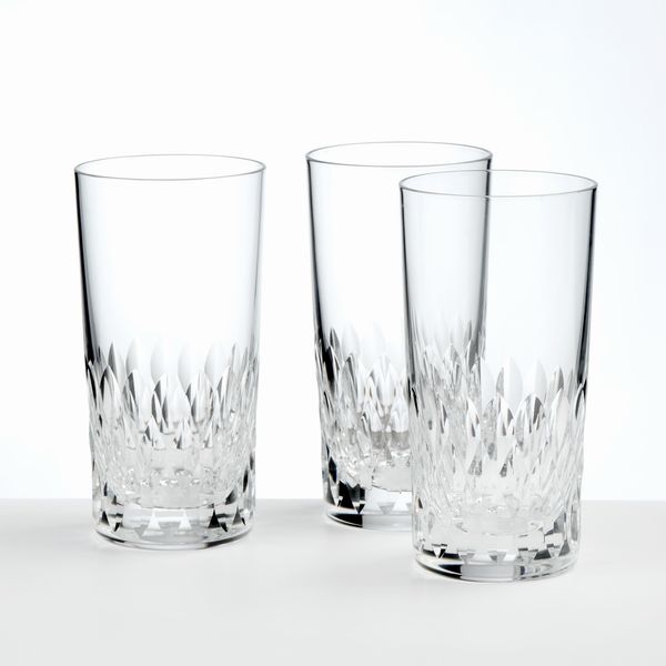 Baccarat dodici bicchieri da whisky in cristallo molato trasparente  - Asta L'Arte della Tavola - Associazione Nazionale - Case d'Asta italiane