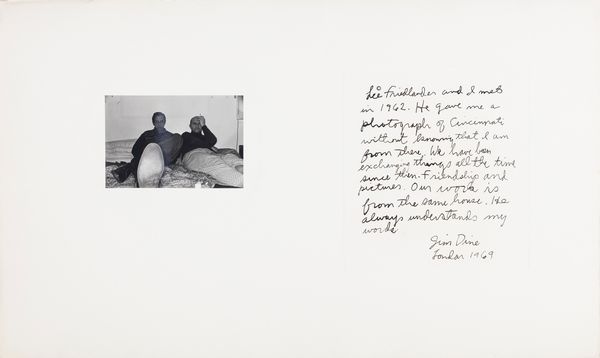 Lee Friedlander<br>Jim Dine : Dalla serie Photographs and Etchings  - Asta Fotografia - Associazione Nazionale - Case d'Asta italiane