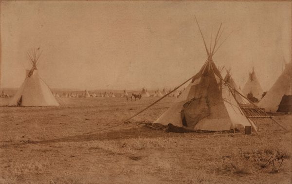 Edward S. Curtis : Piegan Encampment  - Asta Fotografia - Associazione Nazionale - Case d'Asta italiane