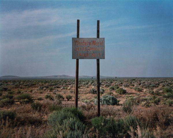 Wim Wenders : Western World, near Four Corners, California  - Asta Fotografia - Associazione Nazionale - Case d'Asta italiane