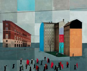 Paolo Ventura - Il funerale del ferroviere