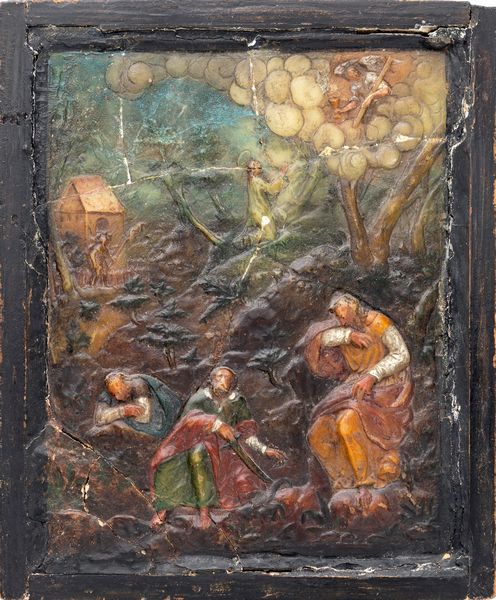 Arte ceroplastica, Italia meridionale, XIX secolo : Orazione nell'Orto  - Asta Collezioni Private - Mobili, Oggetti d'Arte e Dipinti Antichi e del XIX Secolo - Associazione Nazionale - Case d'Asta italiane