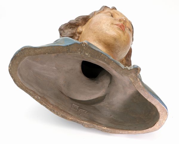 Busto di bambino rinascimentale in terracotta policroma, inizi del XX secolo  - Asta Collezioni Private - Mobili, Oggetti d'Arte e Dipinti Antichi e del XIX Secolo - Associazione Nazionale - Case d'Asta italiane