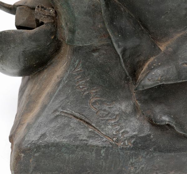 Charles Vital-Cornu : Capitan Fracassa  - Asta Collezioni Private - Mobili, Oggetti d'Arte e Dipinti Antichi e del XIX Secolo - Associazione Nazionale - Case d'Asta italiane