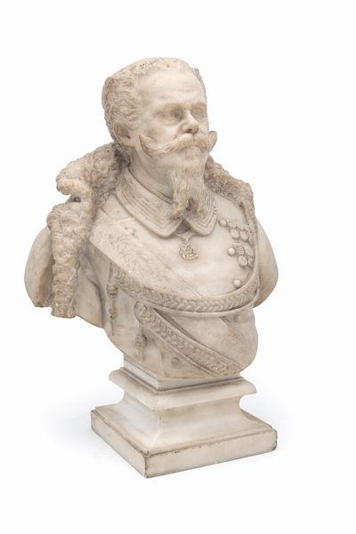 Ritratto di Vittorio Emanuele II di Savoia, primo Re d'Italia  - Asta Collezioni Private - Mobili, Oggetti d'Arte e Dipinti Antichi e del XIX Secolo - Associazione Nazionale - Case d'Asta italiane