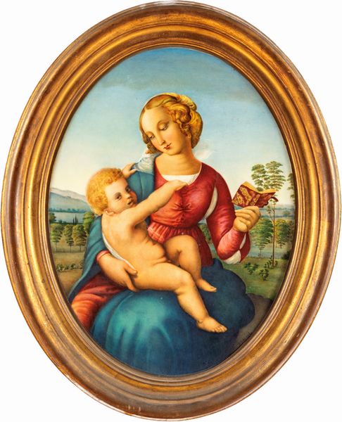 Madonna Colonna - da Raffaello Sanzio  - Asta Collezioni Private - Mobili, Oggetti d'Arte e Dipinti Antichi e del XIX Secolo - Associazione Nazionale - Case d'Asta italiane
