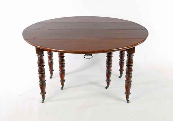Tavolo da pranzo in mogano, Francia, XIX secolo  - Asta Collezioni Private - Mobili, Oggetti d'Arte e Dipinti Antichi e del XIX Secolo - Associazione Nazionale - Case d'Asta italiane