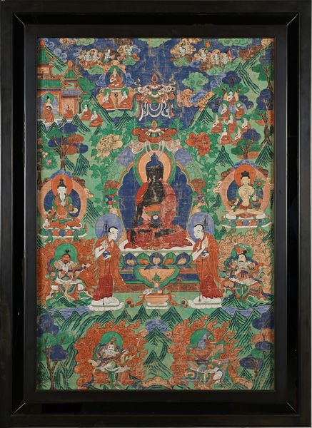 Antico thangka tibetano  - Asta Collezioni Private - Mobili, Oggetti d'Arte e Dipinti Antichi e del XIX Secolo - Associazione Nazionale - Case d'Asta italiane