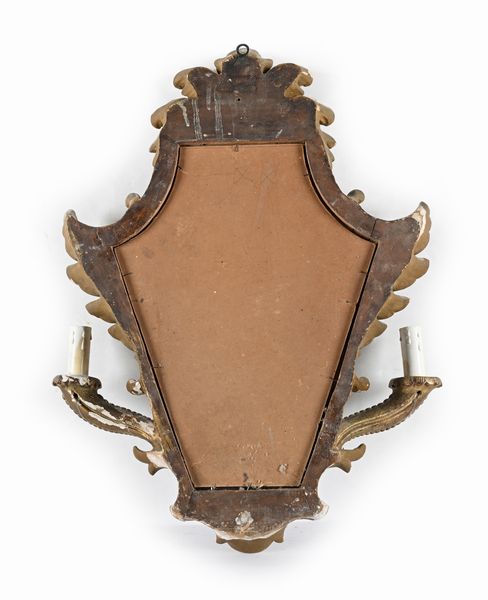 Ventolina in legno dorato, fine del XIX secolo  - Asta Collezioni Private - Mobili, Oggetti d'Arte e Dipinti Antichi e del XIX Secolo - Associazione Nazionale - Case d'Asta italiane