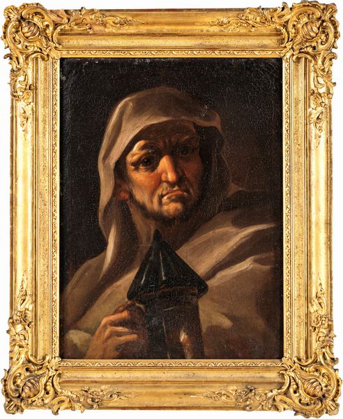 Anonimo del XVIII secolo : Ritratto di Diogene di Sinope  - Asta Collezioni Private - Mobili, Oggetti d'Arte e Dipinti Antichi e del XIX Secolo - Associazione Nazionale - Case d'Asta italiane
