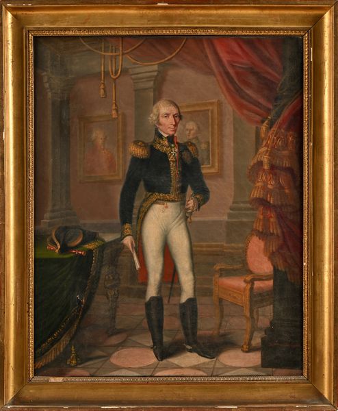 Federico Chiarla : Ritratto di Ignazio Isidoro Thaon di Revel e Saint-Andr, Conte di Pralungo  - Asta Collezioni Private - Mobili, Oggetti d'Arte e Dipinti Antichi e del XIX Secolo - Associazione Nazionale - Case d'Asta italiane