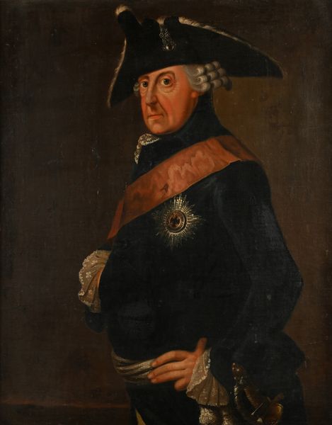 Pittore della fine del XVIII secolo : Ritratto di Federico II di Prussia detto Federico il Grande (1712  1786)  - Asta Collezioni Private - Mobili, Oggetti d'Arte e Dipinti Antichi e del XIX Secolo - Associazione Nazionale - Case d'Asta italiane