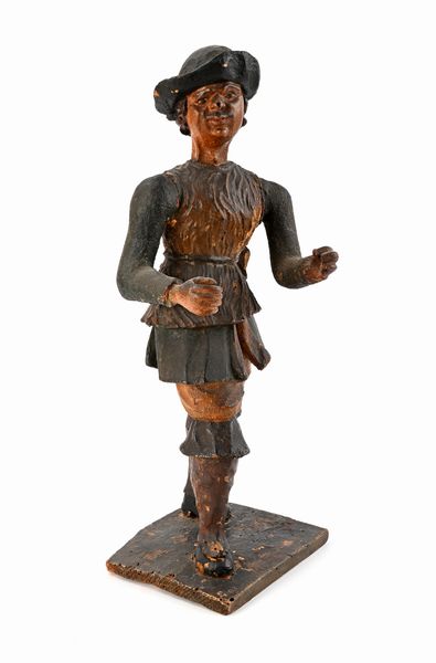 Antica scultura in legno policromo  - Asta Collezioni Private - Mobili, Oggetti d'Arte e Dipinti Antichi e del XIX Secolo - Associazione Nazionale - Case d'Asta italiane