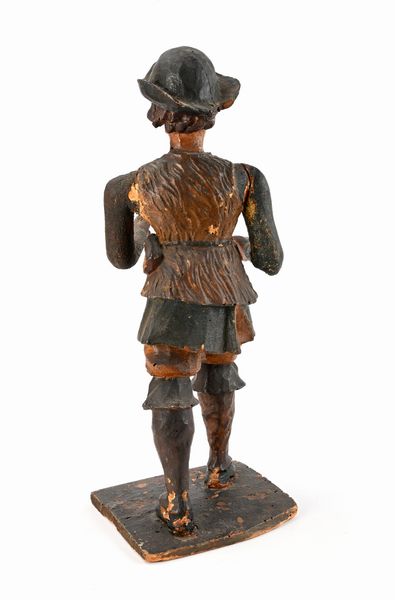 Antica scultura in legno policromo  - Asta Collezioni Private - Mobili, Oggetti d'Arte e Dipinti Antichi e del XIX Secolo - Associazione Nazionale - Case d'Asta italiane